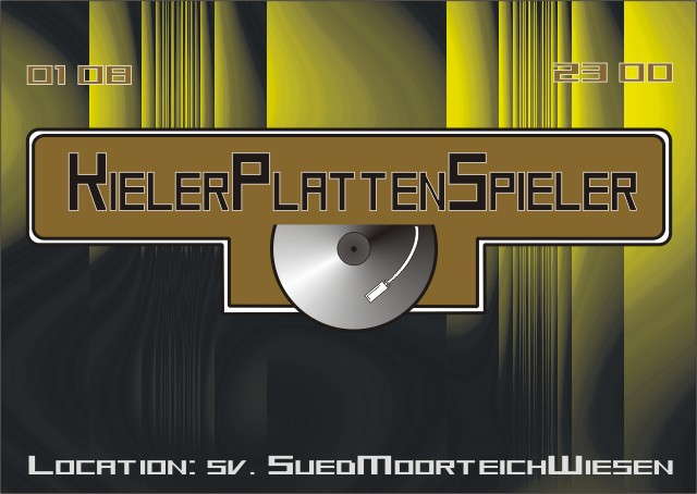Party Flyer Kielerplattenspieler* 1 Aug '09, 23:00