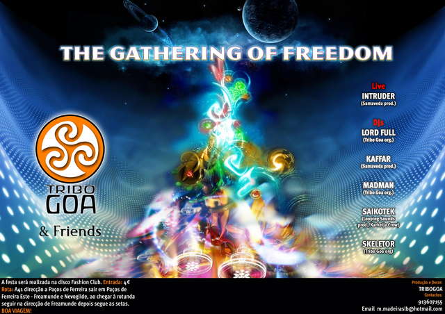 Party Flyer GATHERING OF FREEDOM 7 Aug '09, 22:00