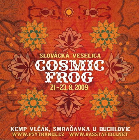 Party Flyer COSMIC FROG 21 Aug '09, 20:00