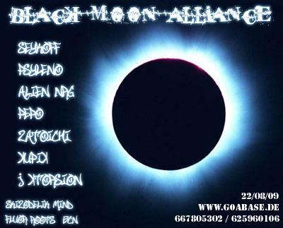 Party Flyer -o-//Black Moon Alliance\\-o- 22 Aug '09, 23:00