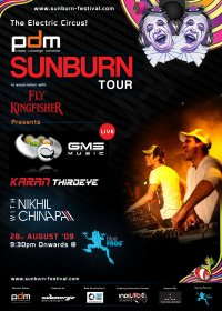 Party Flyer Sunburn - GMS India Tour !!! The Electric Circus is Back!!! 28 Aug '09, 21:30