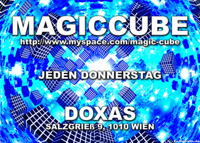 Party Flyer MAGICCUBE 3 Sep '09, 20:00