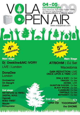 Party Flyer Vola Open-air part 2 4 Sep '09, 20:00