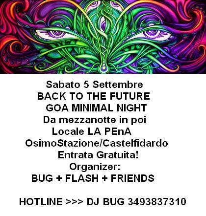 Party Flyer BACK TO THE FUTURE 5 Sep '09, 23:30