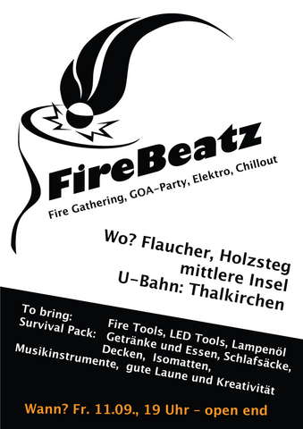 Party Flyer FireBeatz 11 Sep '09, 19:30