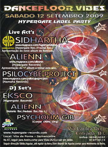 Party Flyer DaNCeFLooR ViBeS 2009 12 Sep '09, 23:00
