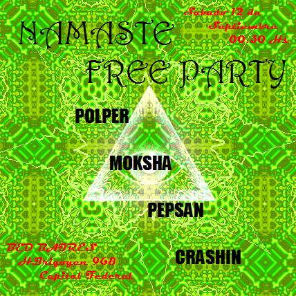 Party Flyer Namaste 12 Sep '09, 23:30