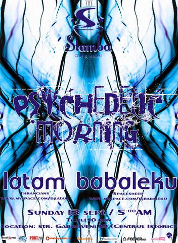 Party Flyer Psychedelic Morning 13 Sep '09, 05:00
