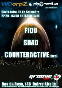 Party Flyer Woorpz & Phonetika apresentam - B.A. Trance Movement 18 Sep '09, 22:00