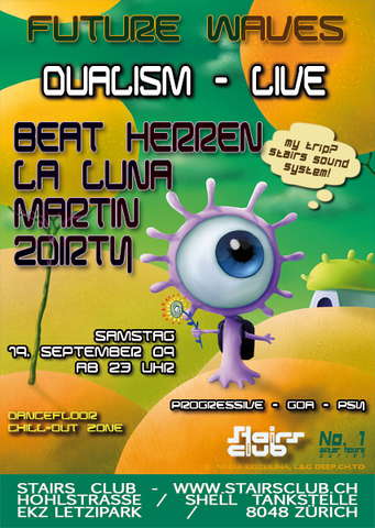 Party Flyer FUTURE WAVES 19 Sep '09, 23:00