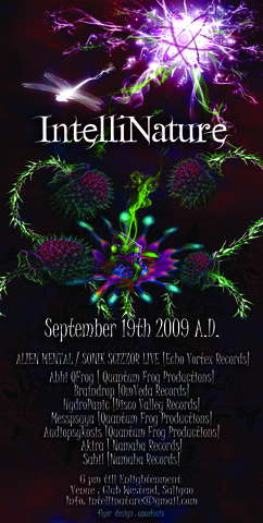 Party Flyer IntelliNature Festival 19 Sep '09, 18:00
