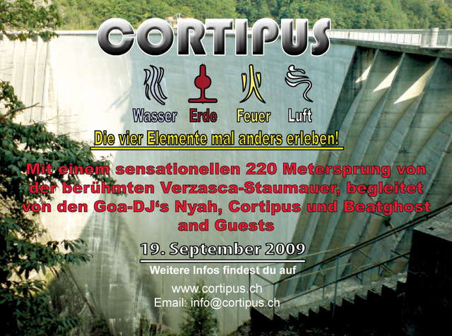 Party Flyer JUMP AND FLY AND ORGANIC 19 Sep '09, 10:00