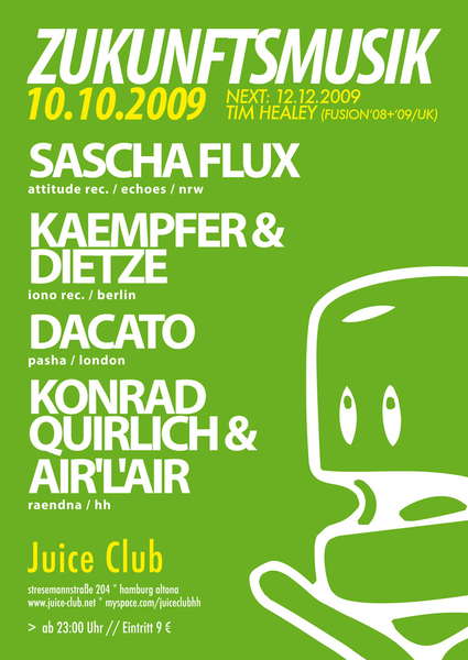 Party Flyer zzzz 1 Oct '09, 23:00