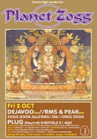 Party Flyer PLANET ZOGG 2 Oct '09, 22:30