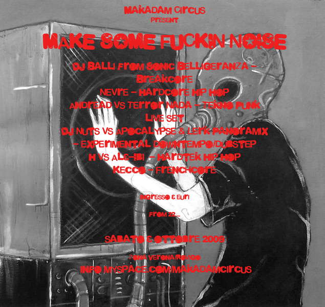 Party Flyer MAKE SOME FUCKIN NOISE 3 Oct '09, 22:00