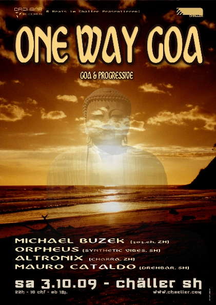 Party Flyer One Way Goa (SH) 3 Oct '09, 22:00