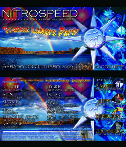 Party Flyer TRANCE LOVERS PARTY 3 Oct '09, 22:00