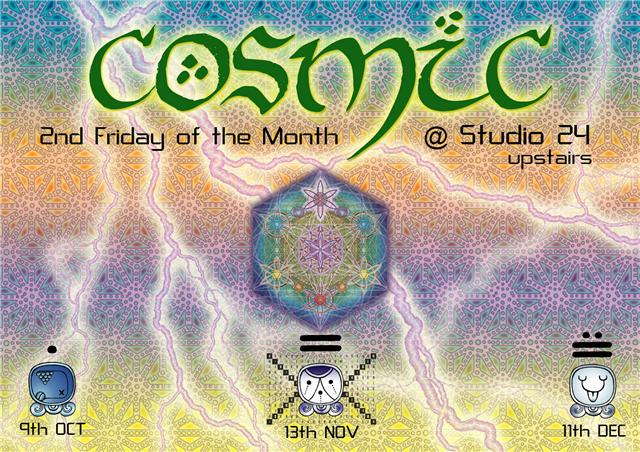 Party Flyer COSMIC 9 Oct '09, 22:30