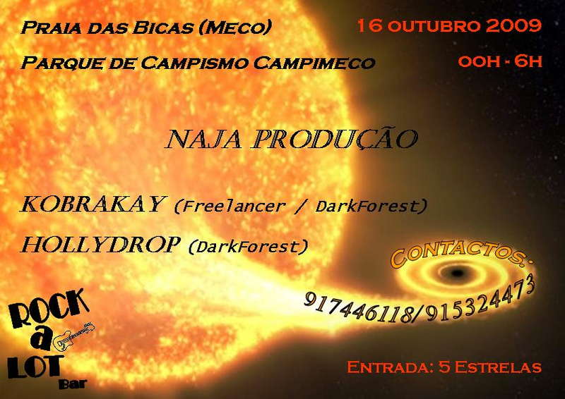 Party Flyer HOLLYDROP BIRTHDAYPARTY 16 Oct '09, 22:00