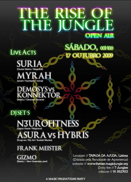 Party Flyer THE RISE OF THE JUNGLE | OPEN AIR 17 Oct '09, 23:30