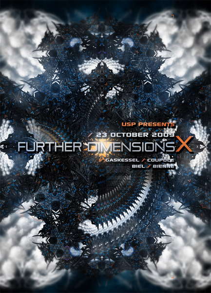 Party Flyer Further DimensionX 23 Oct '09, 22:00