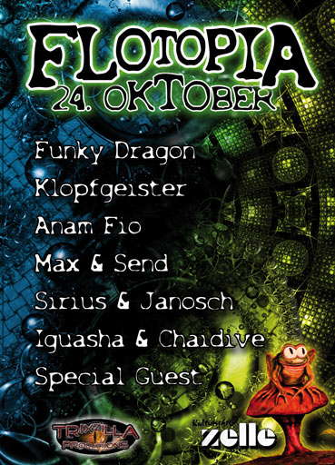 Party Flyer Flotopia 24 Oct '09, 22:00
