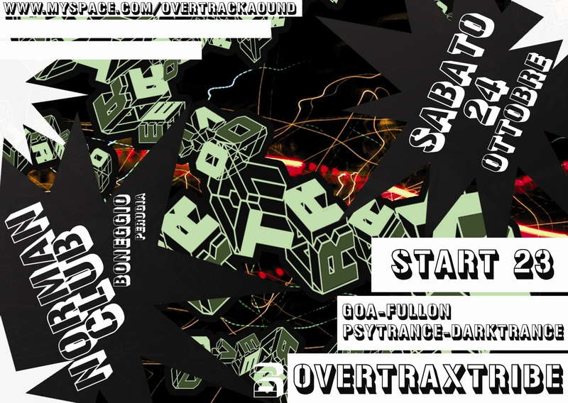 Party Flyer PSYPARTY@NORMANCLUB-PERUGIA-ITALY 24 Oct '09, 23:00