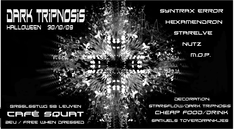 Party Flyer DARK TRIPNOSIS HALLOWEEN 30 Oct '09, 22:00