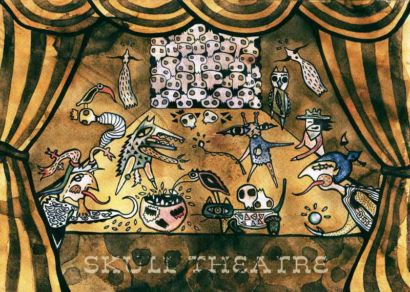 Party Flyer Skull theatre 30 Oct '09, 22:00