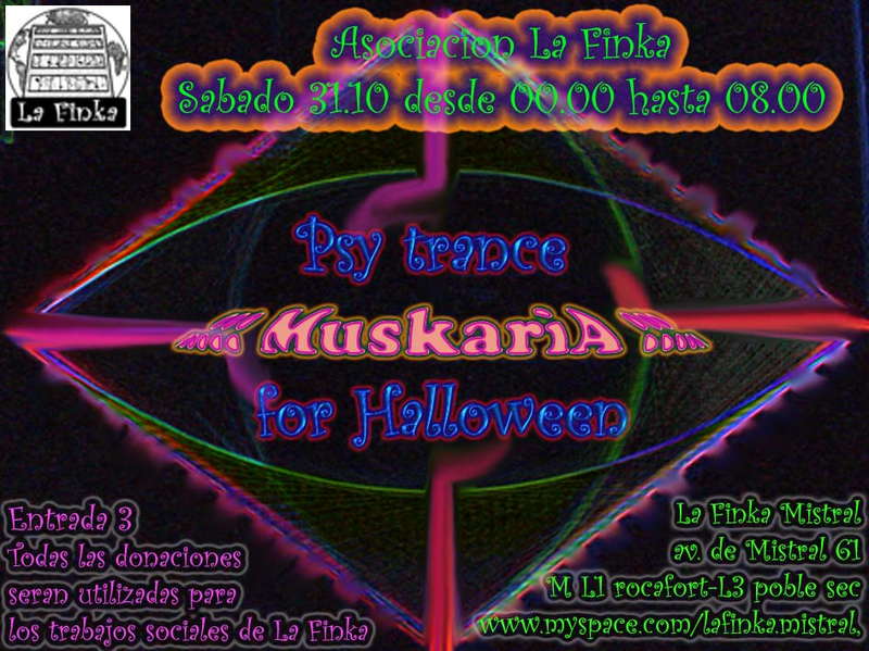 Party Flyer La Finka - Psy Trance for Halloween 31 Oct '09, 23:30