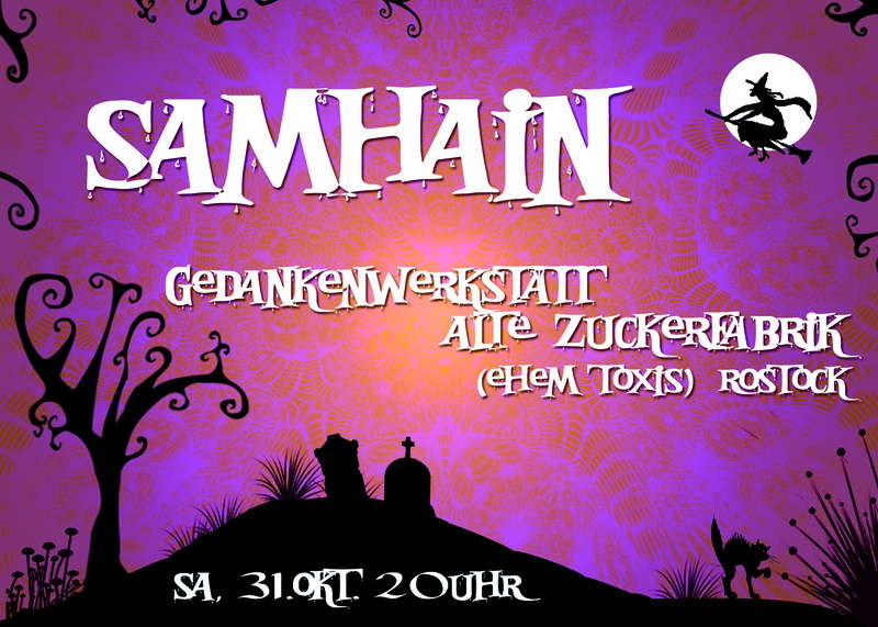 Party Flyer SAMHAIN 2009 31 Oct '09, 22:00