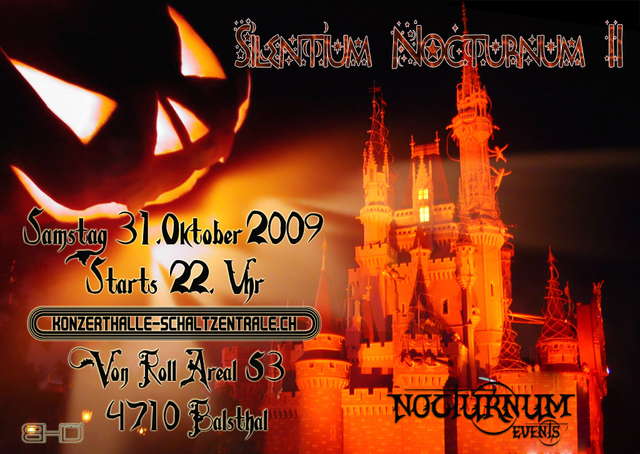 Party Flyer Silentium Nocturnum II 31 Oct '09, 22:00