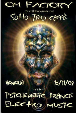 Party Flyer *** SOTTOZERO PSY_FRIDAY *** by OM FACTORY 5 Nov '09, 22:00
