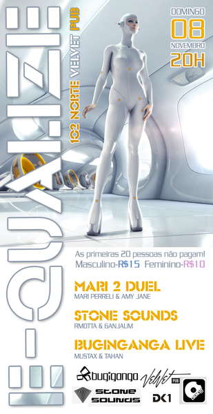 Party Flyer E-QUALIZE 8 Nov '09, 20:00