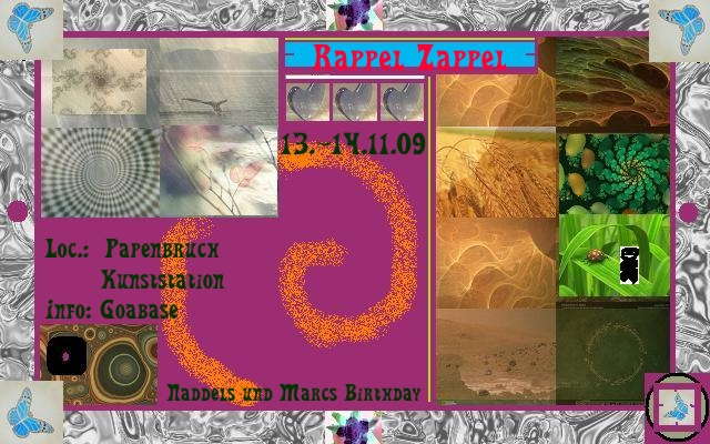 Party Flyer Rappel Zappel in Papenbruch 13 Nov '09, 20:00