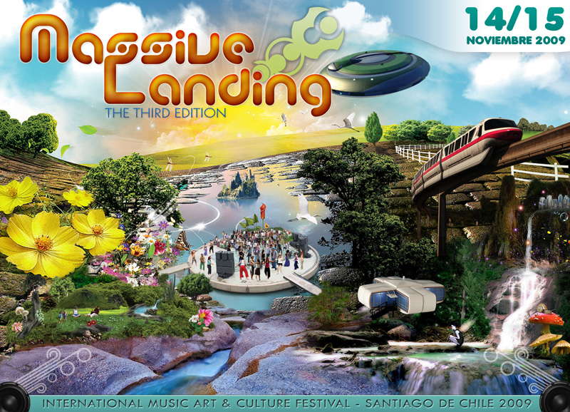 Party Flyer MASSIVE LANDING “ The Third Edition” 14 Nov '09, 22:00
