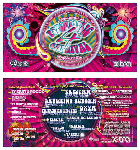 Party Flyer PSYCHEDELIC CARNIVAL 4 14 Nov '09, 22:00