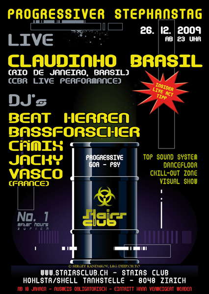 Progressiver Stephanstag @ Stairs Club · 26 Dec '09, 23:00