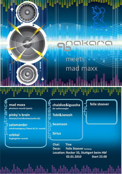 NAKARA meets MAD MAXX LIVE (Phantasm Recs, Spain) · 2 Jan '10, 23:00