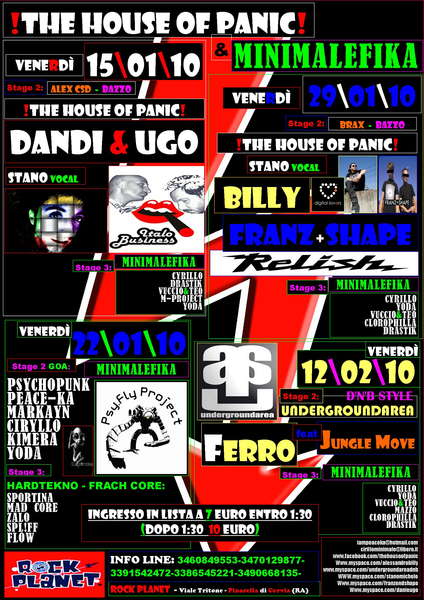 HOUSE OF PANIK vs M I N I M A L E F I K A · 15 Jan '10, 23:30