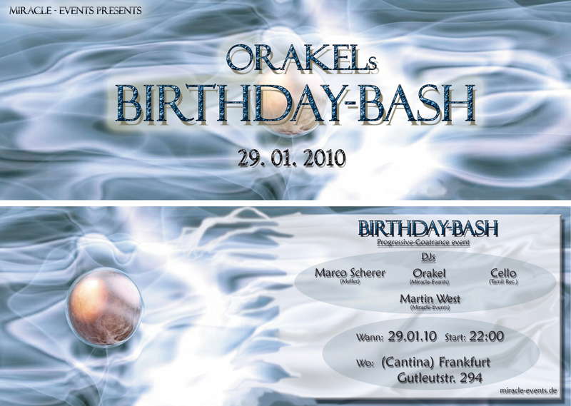 Orakels-Birthday-Bash · 29 Jan '10, 22:00