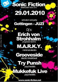 Sonic Fiction destruction tour · 29 Jan '10, 22:00