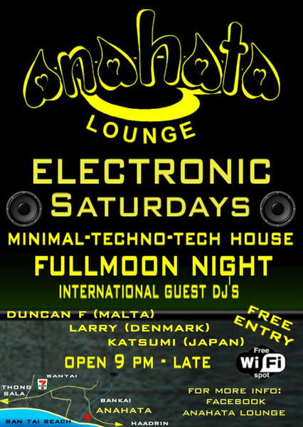 ELECTRONIC SATURDAYS · 30 Jan '10, 21:00