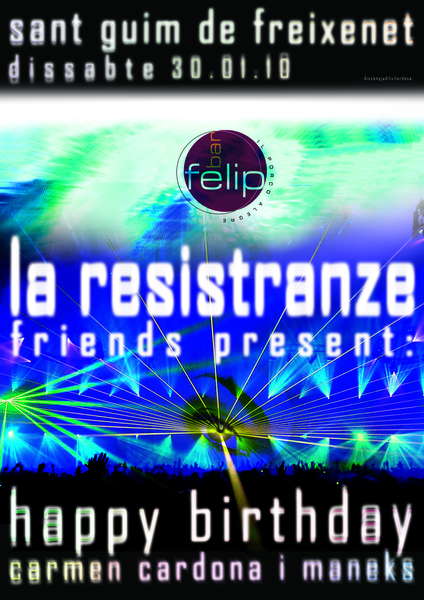 la resistranze& friends + afterparty 30 Jan '10, 23:30