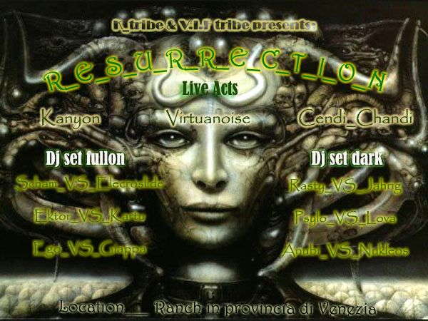 K-TRIBE & VIFTribe PRESENT--RESURRECTION-PsyParty-B-DAYanubi · 6 Mar '10, 22:00