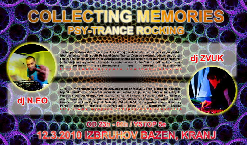 COLLECTING MEMORIES (PSY TRANCE ROCKING) · 12 Mar '10, 23:00
