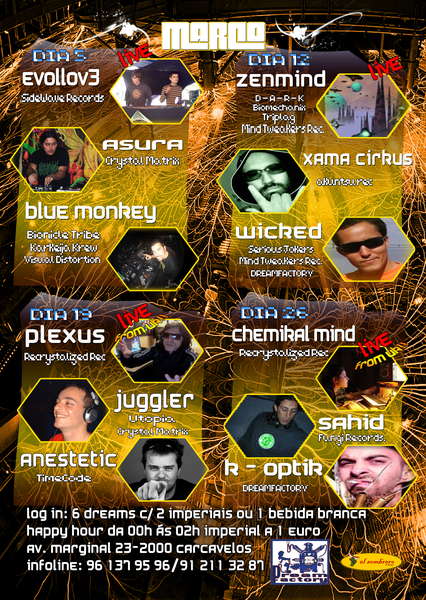 DREAM FACTORY - MARÇO - PSY SESSIONS @ EL SOMBRERO · 12 Mar 10, 23:30