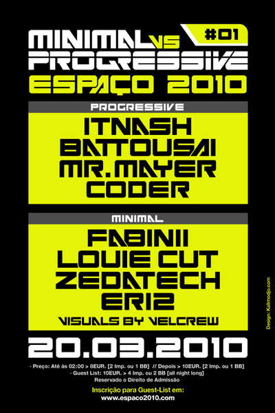 Minimal VS Progressive · 20 Mar 10, 23:30