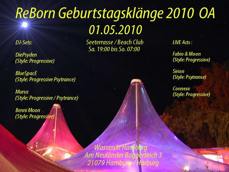 ReBorn Geburtstagsklänge 2010 · 1 May '10, 19:00