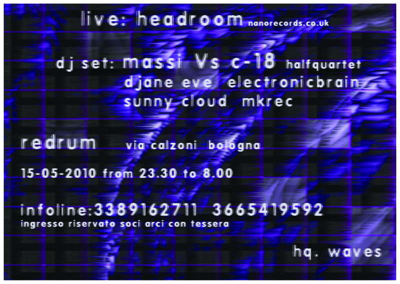 Party Flyer INTERFERENCE headroom live 15 May '10, 23:00